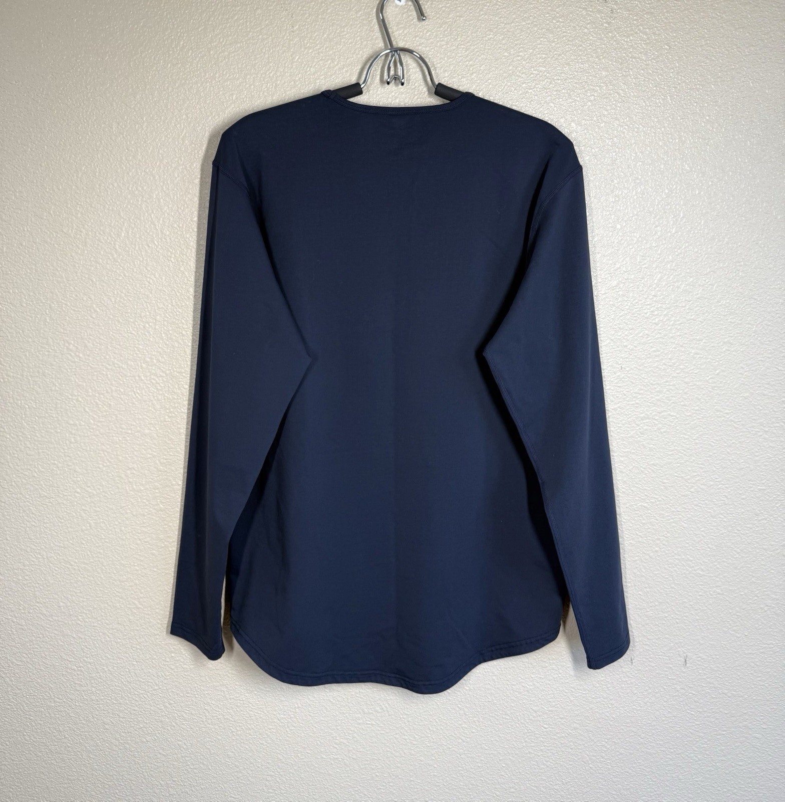BLYT Performance Drop-Cut Long Sleeve Men&rsquo;s Large Shirt Tapered Fit Active Navy