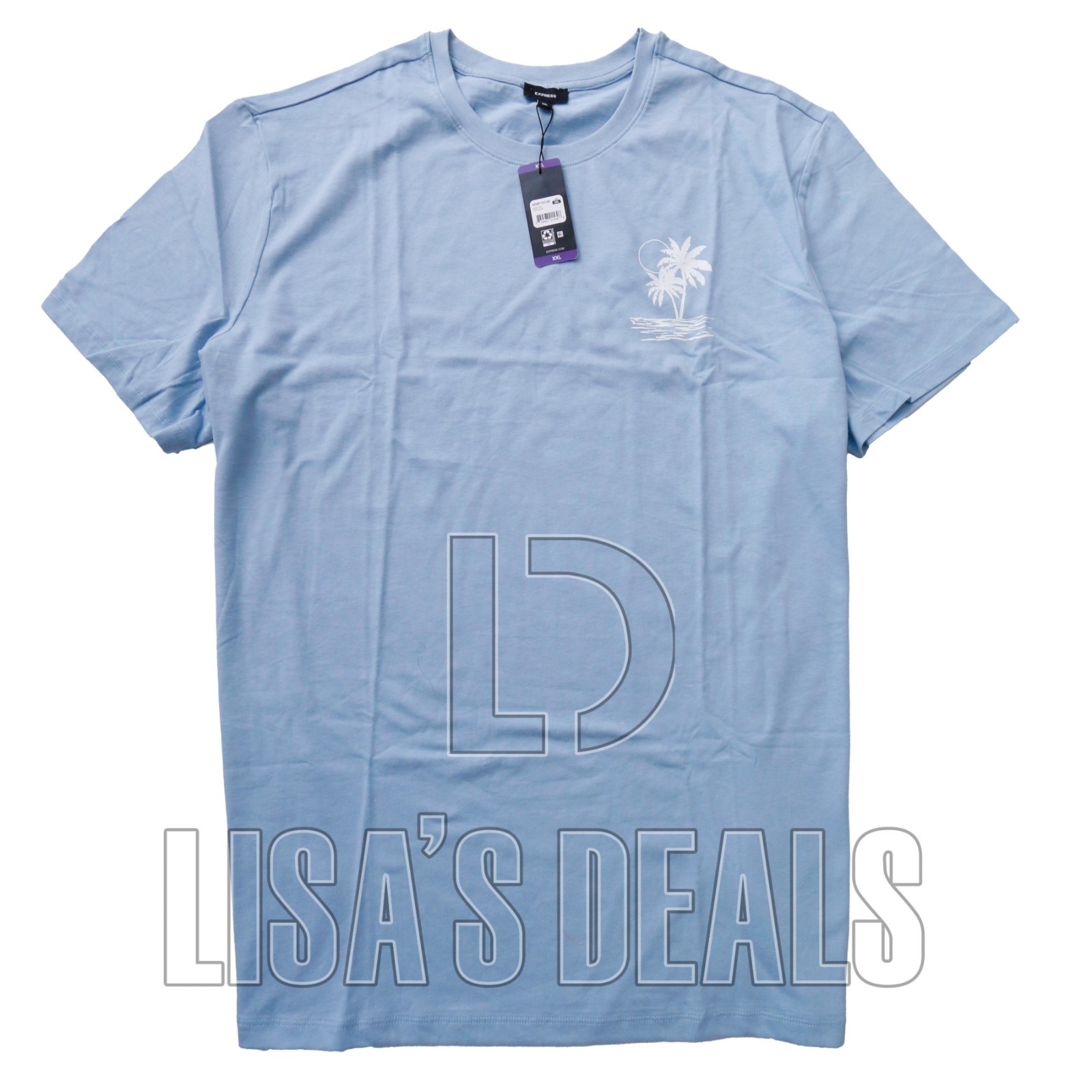Express Men&rsquo;s Short Sleeve Soft Cotton Comfortable Crew Neck Graphic Tee
