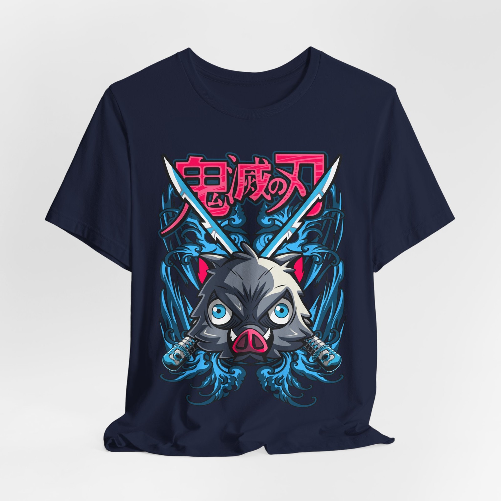 Inosuke Graphic Tee, Japanese Anime Art Shirt, Demon Slayer – Unisex Jersey