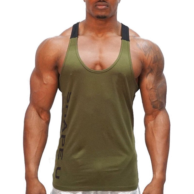 Men&rsquo;s Sleeveless Workout Tank Top Bodybuilding Gym Sports Muscle Fitness T-Shirt