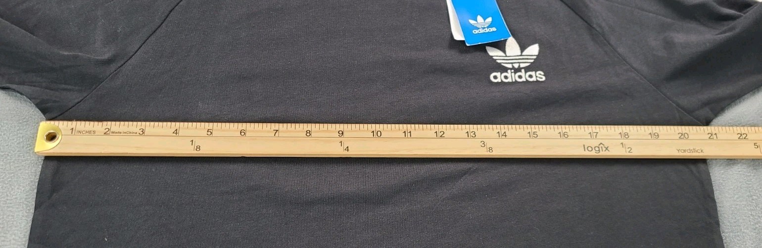 adidas ORIGINALS CALIFORNIA 3 STRIPES TREFOIL Black SHIRT Men&rsquo;s Size Medium