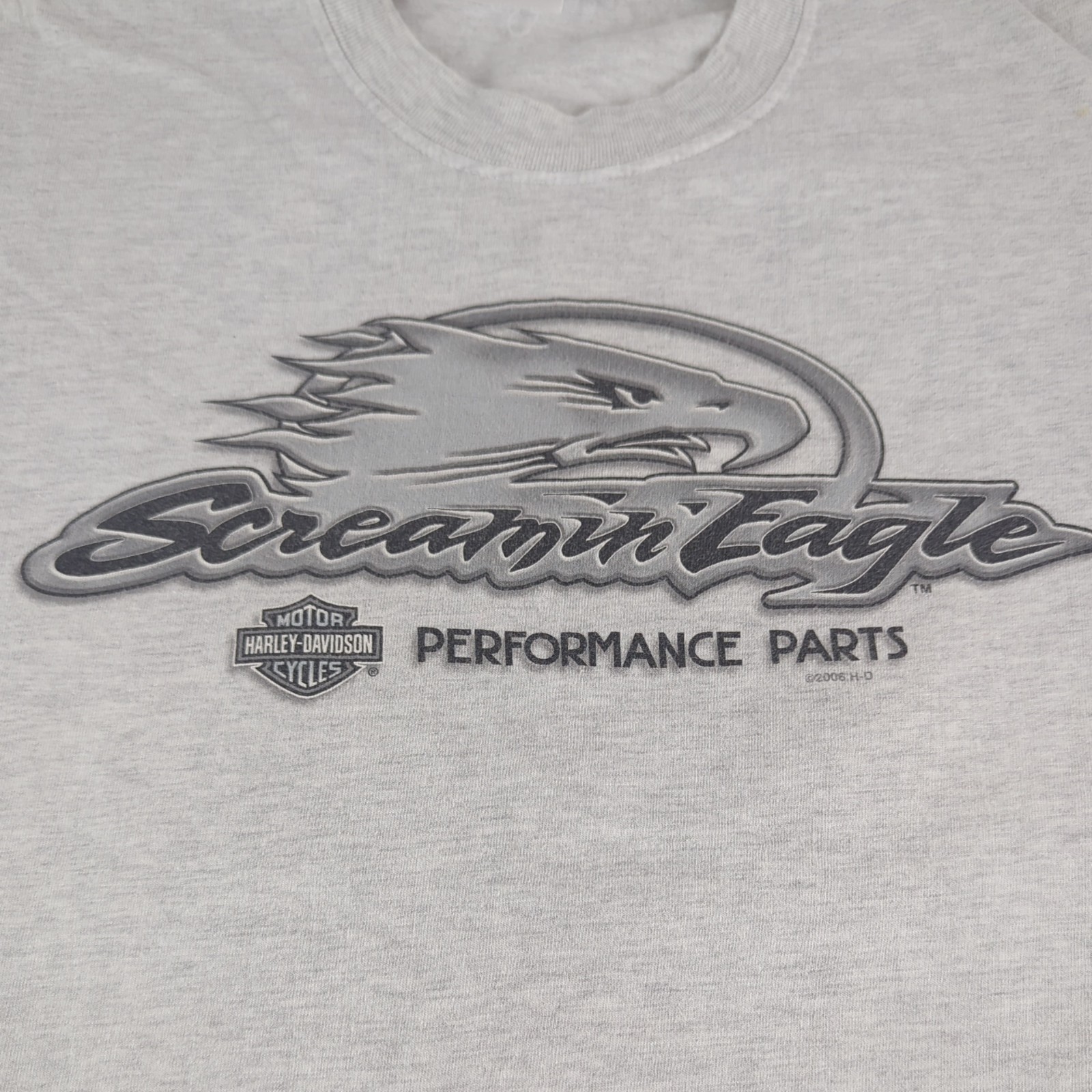 2006 Harley Davidson Screamin&rsquo; Eagle T-shirt From D&S Phoenix OR Gray Med