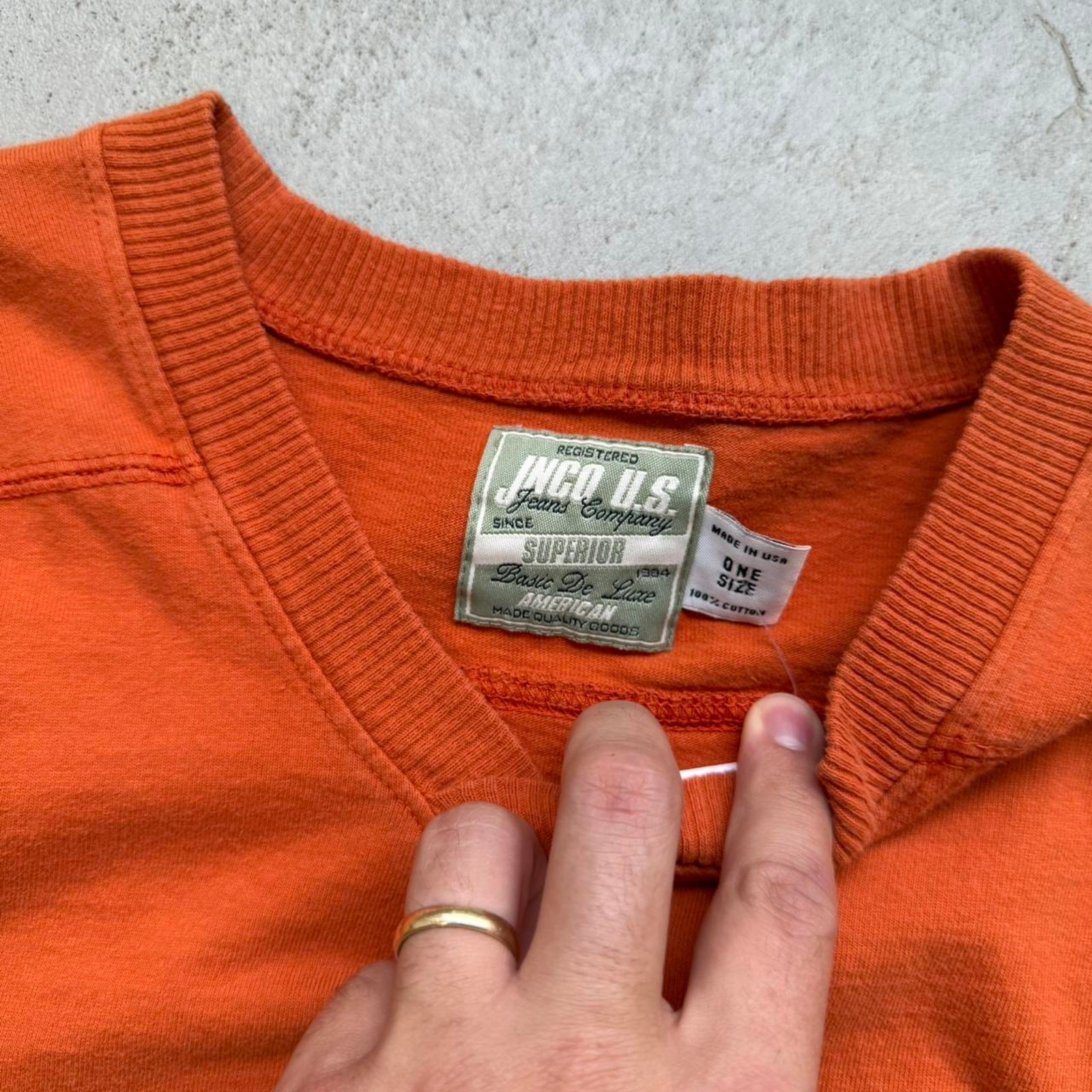 Vintage 90s JNCO Jeans Pocket Skater T-Shirt
