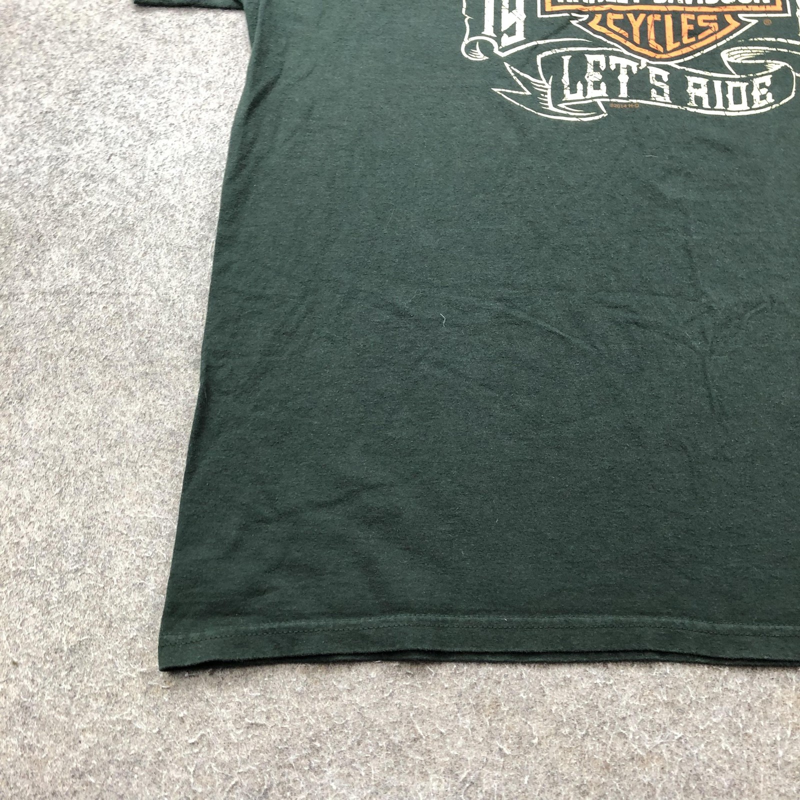 Harley-Davidson Shirt Mens XL Black Screw It Lets Ride Bumpus 2014 Bike