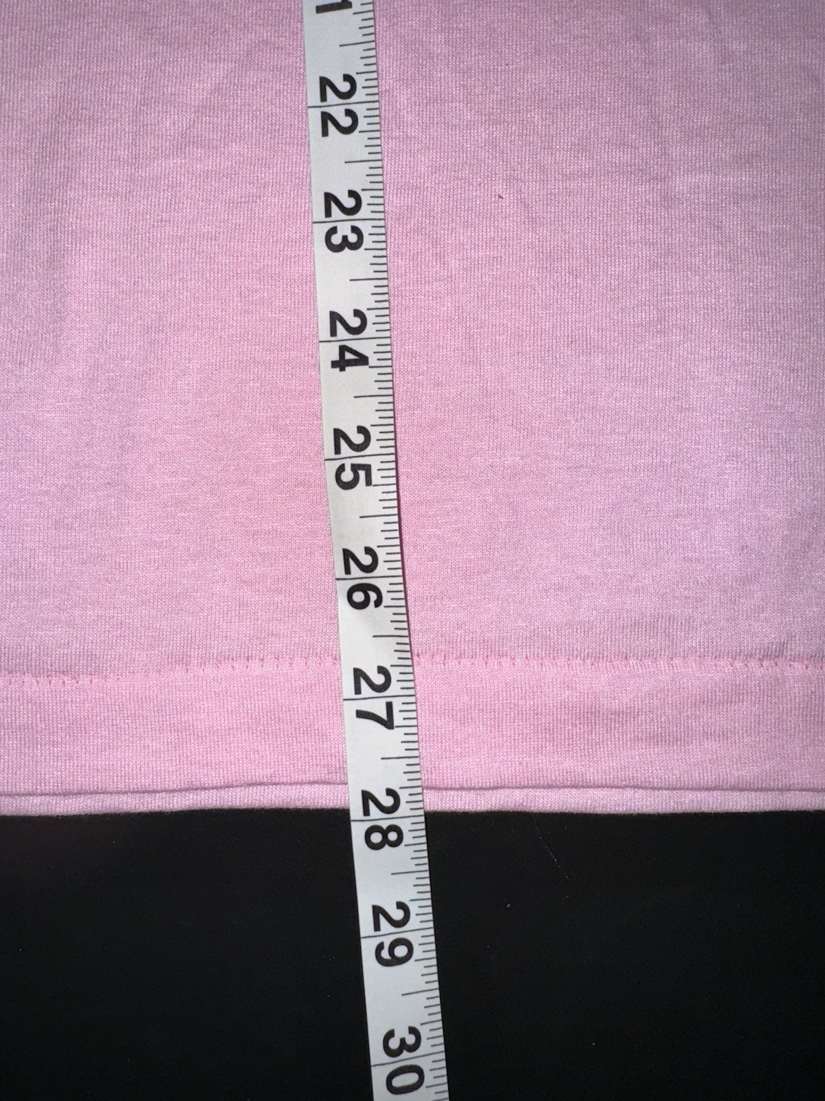 Vintage NOS Blank Large Pink Screen Stars Best, Single Stitch Made in USA.