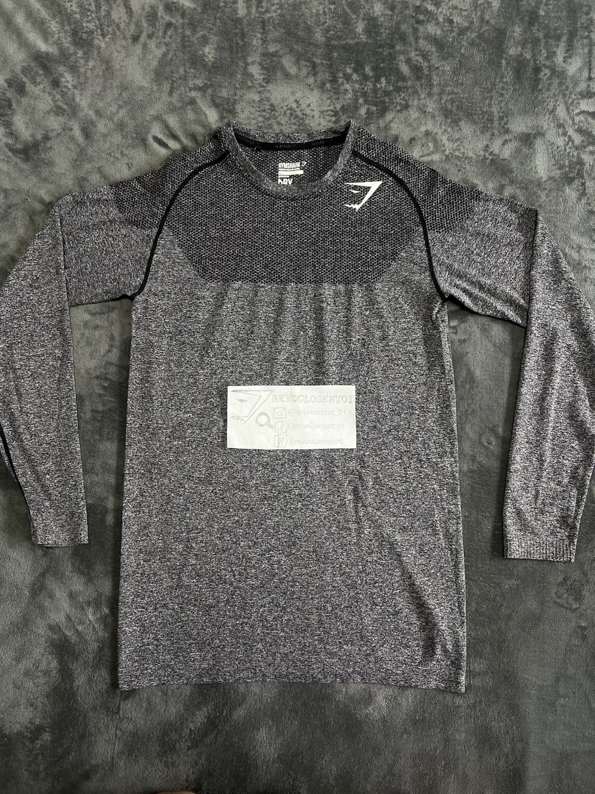 OG Gymshark Phantom Seamless Long Sleeve Shirt Grey – David Laid 🔱