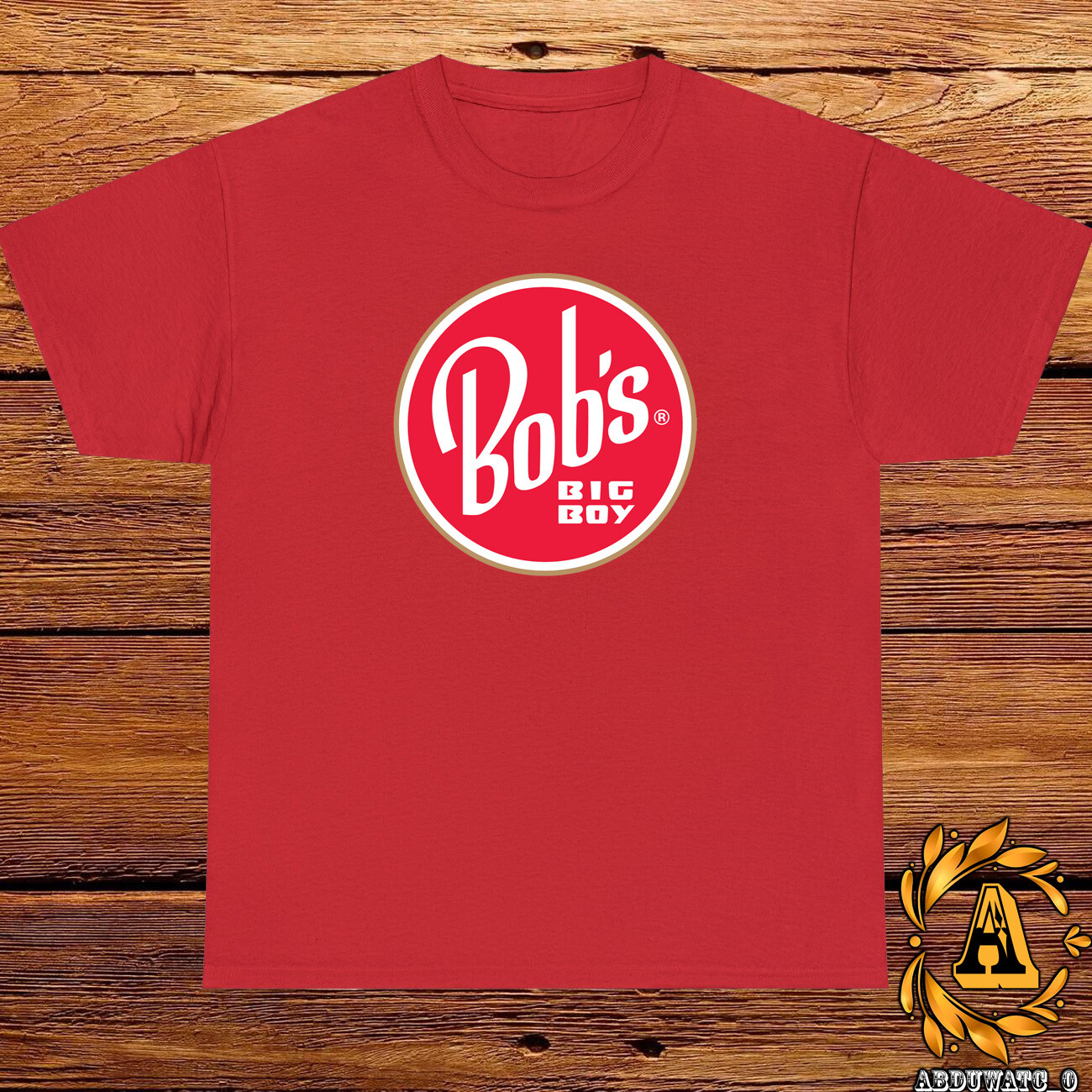 New Bob&rsquo;s Big Boy Company Logo Black/Sport Grey/White/Navy/Red T-Shirt S-5XL