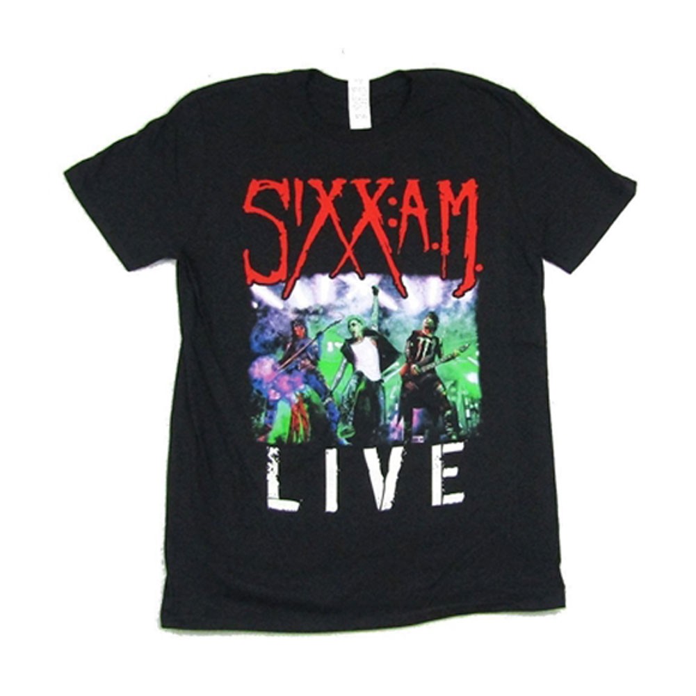 Men&rsquo;s Sixx A.M. Live World Tour 2016 T-shirt X-Large Black