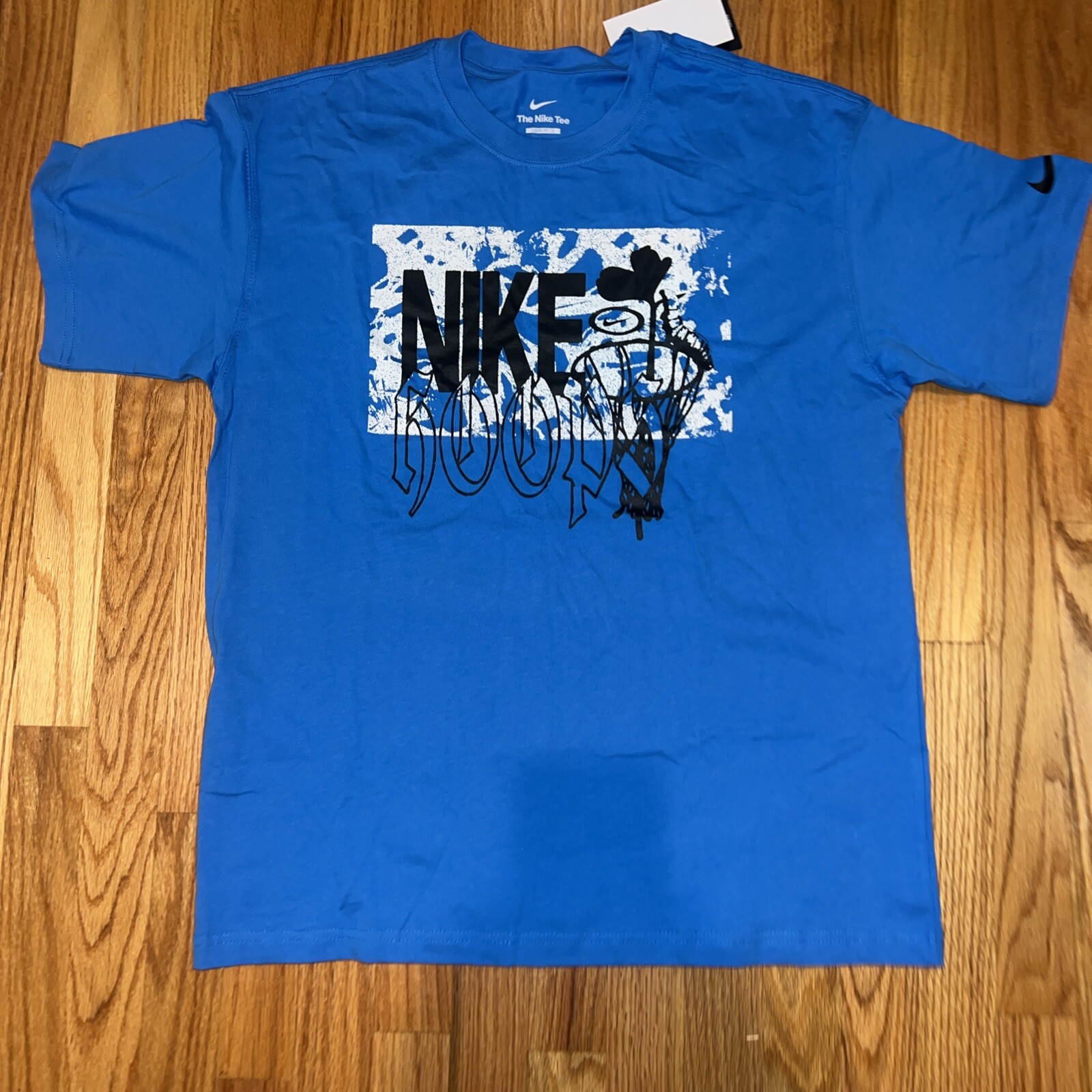 Nike Men&rsquo;s T-Shirt Logo Swoosh Printed Athletic Active Short Sleeve Shirt