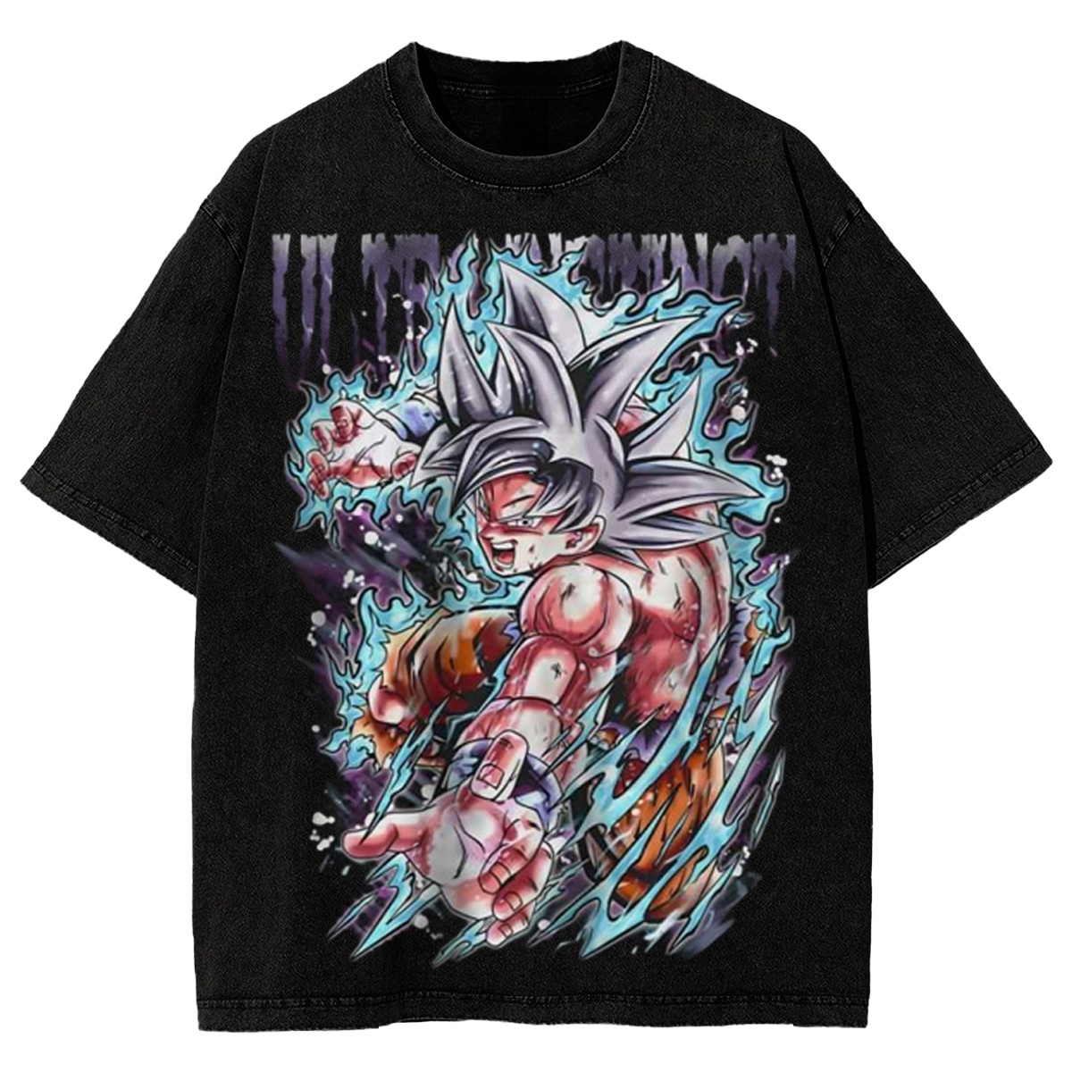 Goku Ultra Instinct DBZ Graphic Tee Fans And Lovers Anime T-Shirt