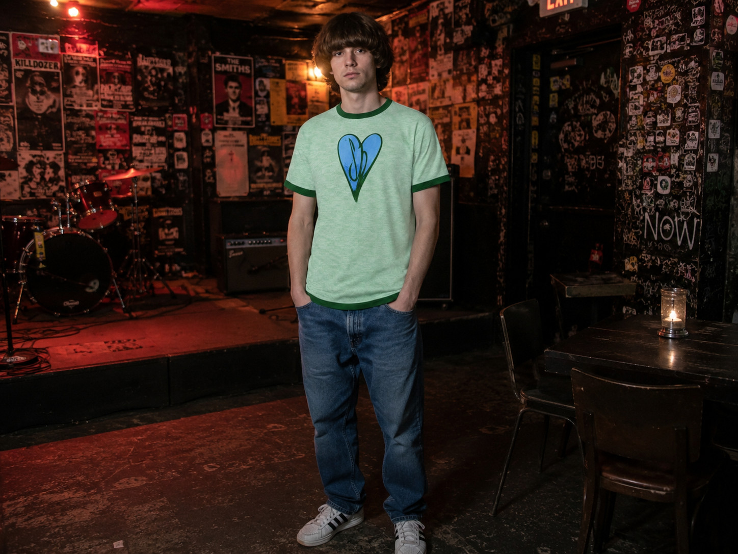 Ringer T-Shirt Costumes Heart Skull SARS Guitar 4.5 Scott Pilgrim Shirts 4 1/2