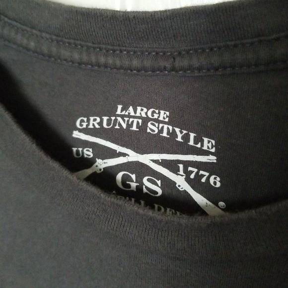 Grunt Style Shirt Rampart Development Group Graphic Logo Men&rsquo;s Large Gray Cotton