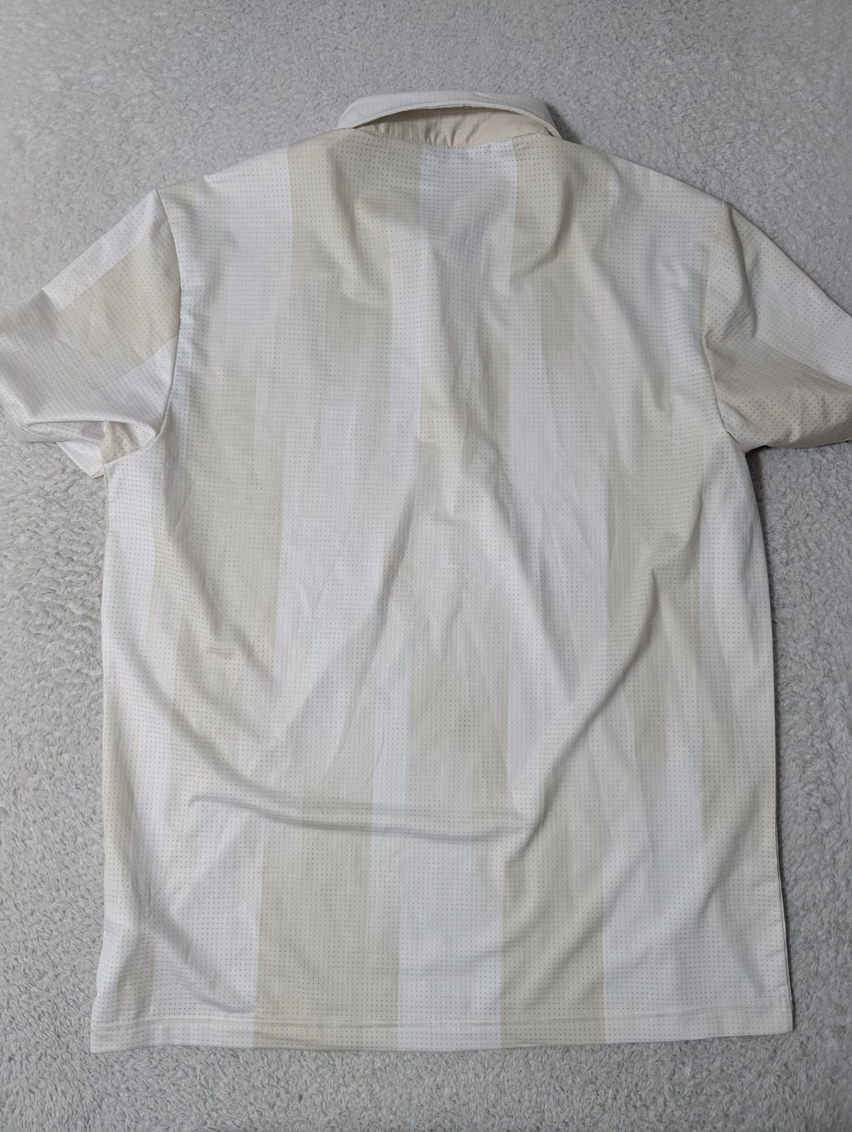 NEW Adidas Ultimate 365 Mesh Radiant Polo Shirt White/Alumin JL5283 Sample
