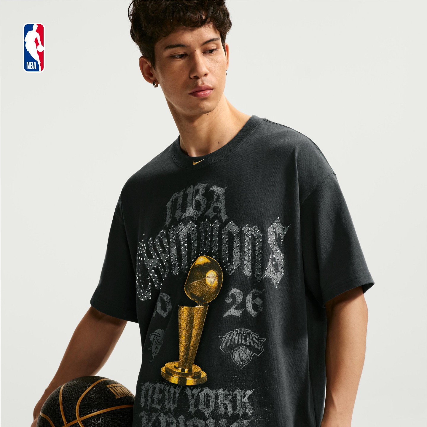 Nike 2025/26 New York Knicks NBA Championship &lsquo;Coal Black&rsquo;