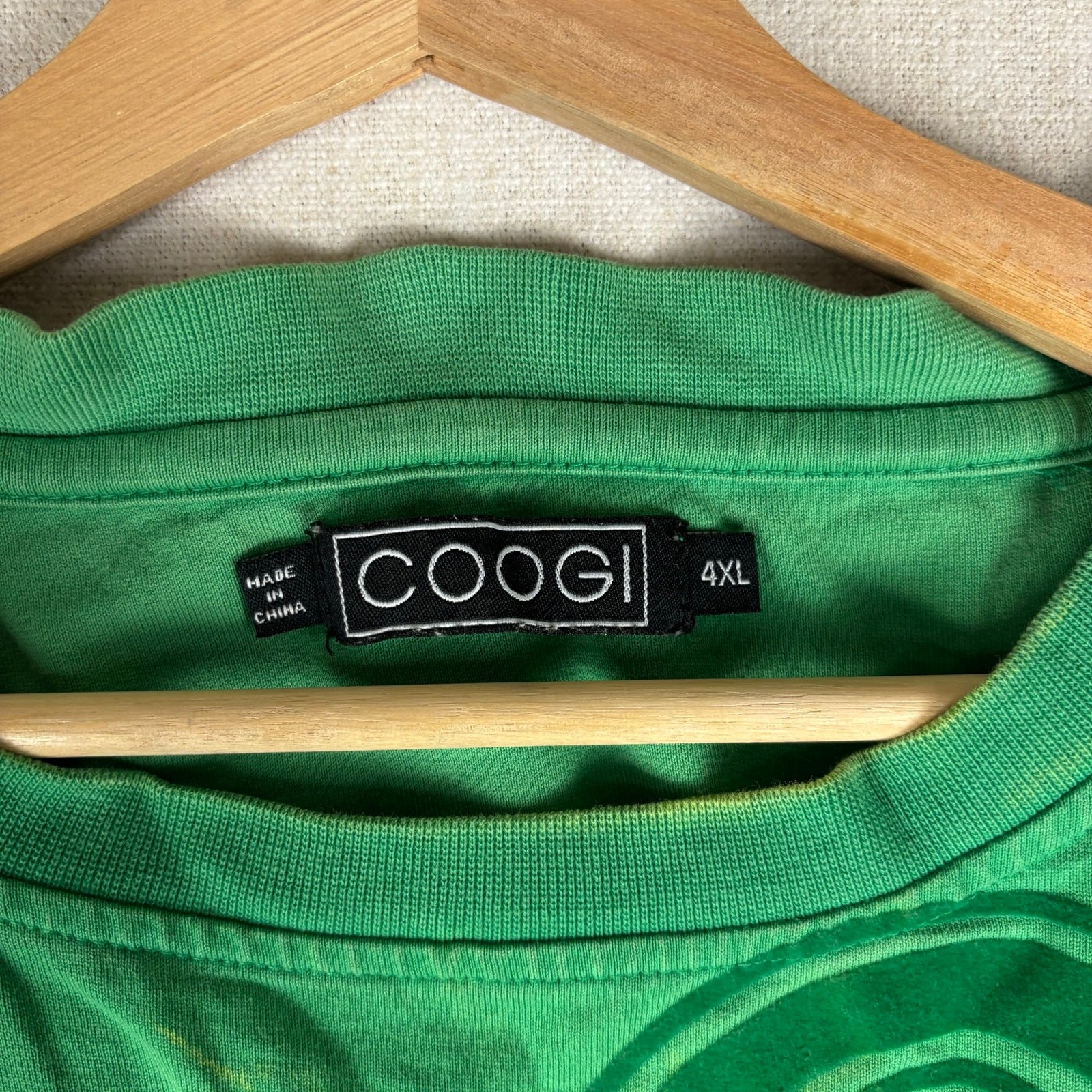 Coogi Premium Colors 4XL Embroidered Y2K T Shirt