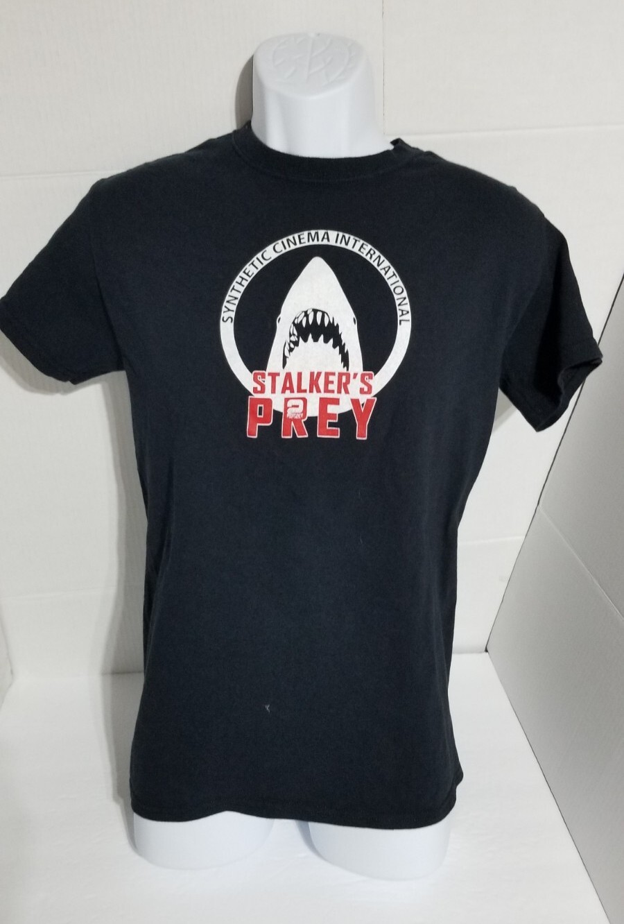 Shark Stalkers Synthetic Cinema Tshirt Movie Promo T-Shirt Small Rare Jaws Like