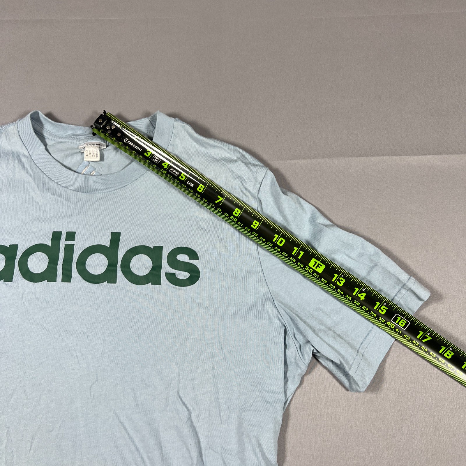 Set Of 2 Adidas Essentials T Shirt Mens M Wonder Blue Embroidered Logo Crew Neck