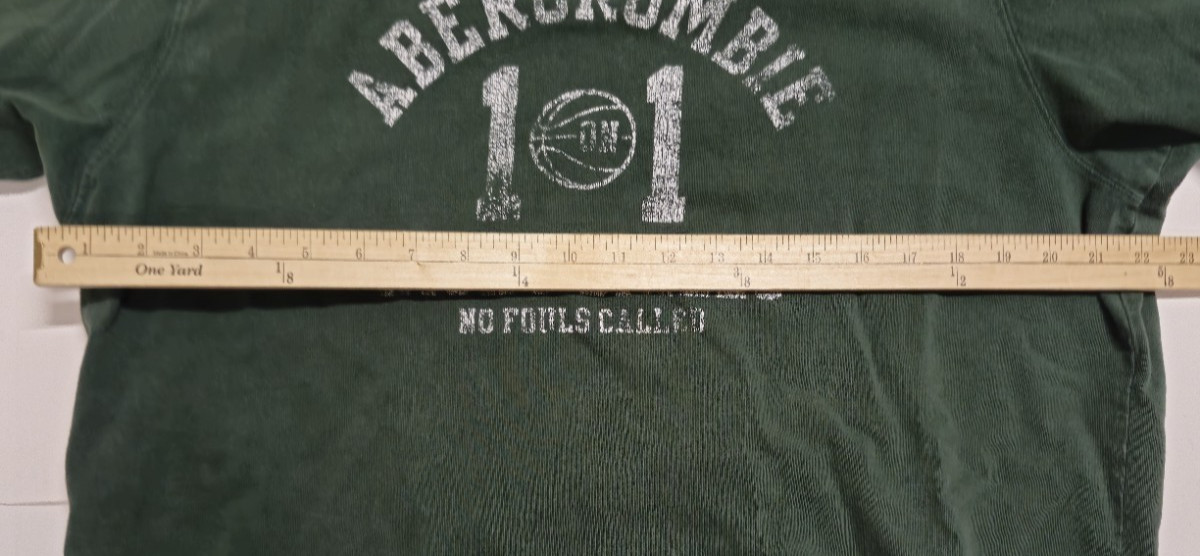 Vintage Abercrombie & Fitch Faded Green T Shirt XXL Night Drills Graphic Y2K