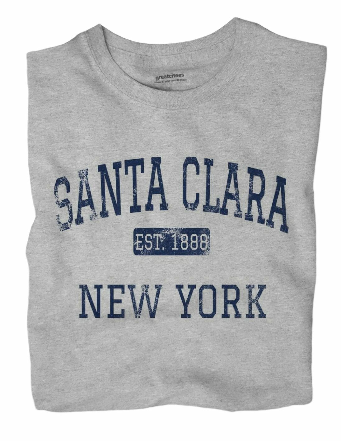 Santa Clara New York NY T-Shirt EST