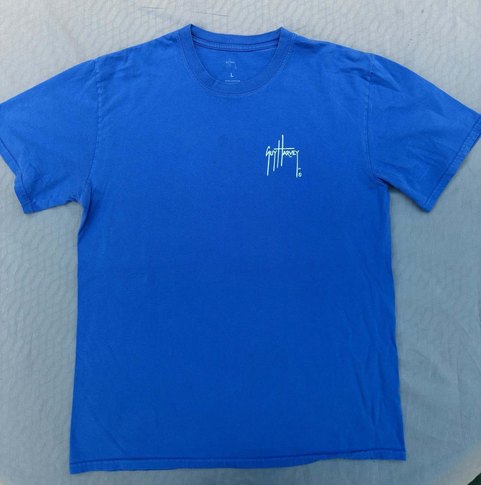 Guy Harvey Men&rsquo;s Classic Fit Marlin Swordfish Blue Size Large