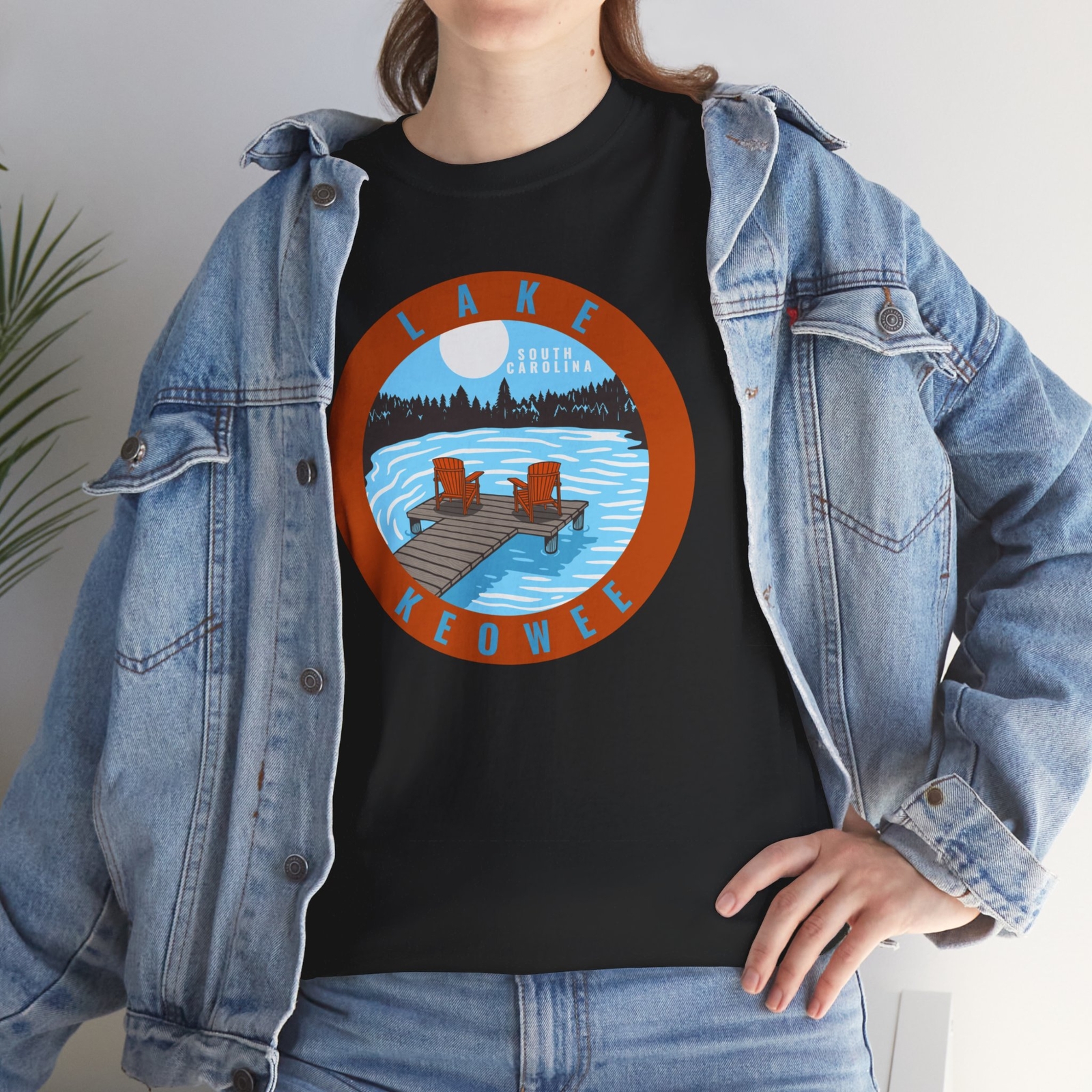 Lake Keowee, South Carolina – Unisex Heavy Cotton Tee