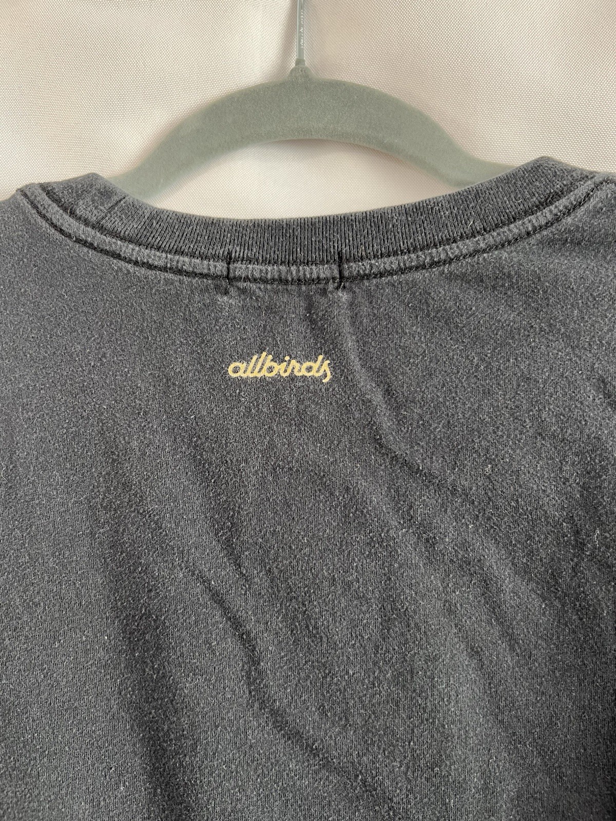 Allbirds Men’s Black T-shirt Size M 100% Organic Cotton +7.07