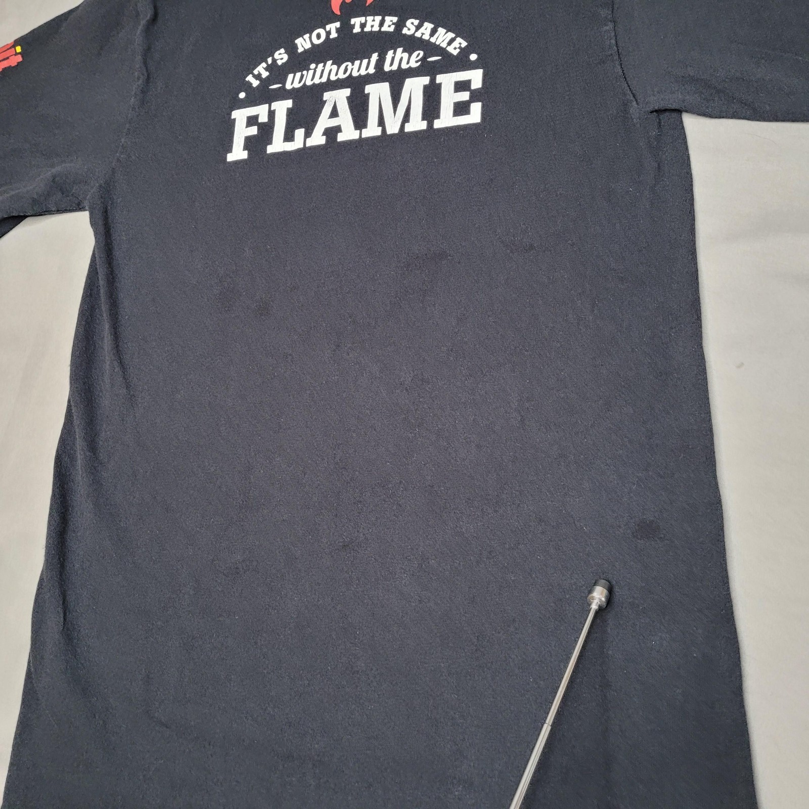 Habit Burger Grill Shirt Mens Small Black It&rsquo;s Not The Same Without The Flame