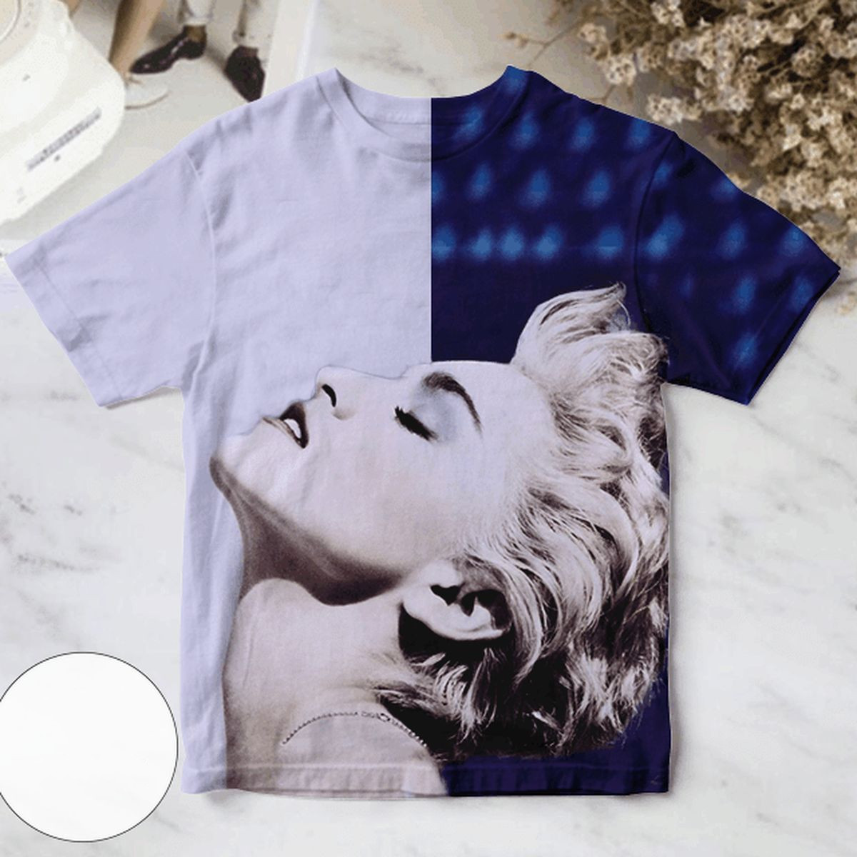 Hot New Madonna True Blue Album Cover Men Women AOP 3D Shirt TP1111