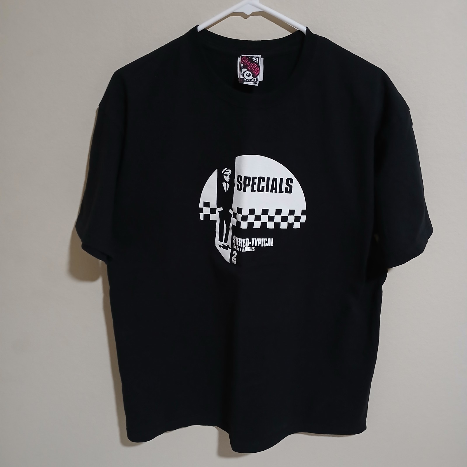 Vintage The Specials 2 Tone Records T-Shirt. Black. Size Large.