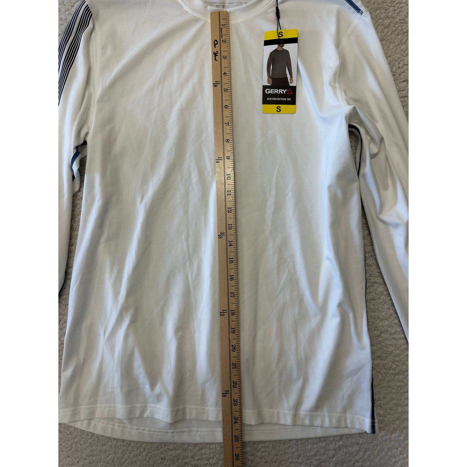NWT* Gerry Mens Long Sleeve Sun Protection Tee Shirt Small