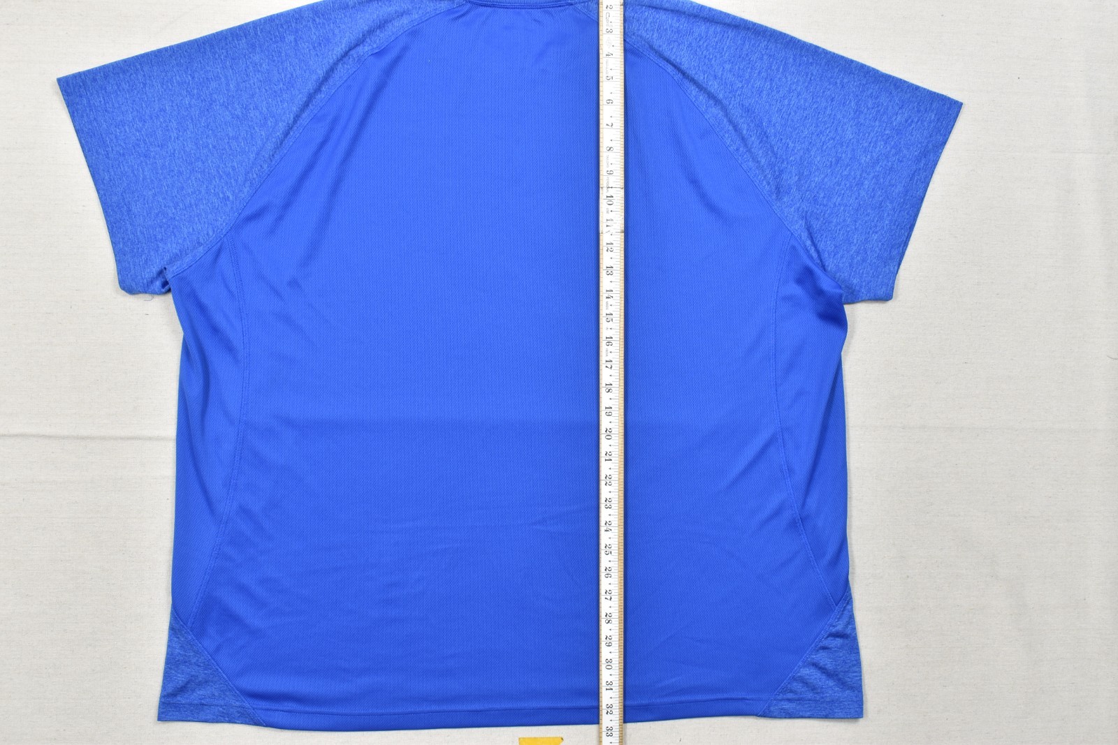 The Foundry Supply Co Men&rsquo;s Size 4XL Blue Performance Tee Short Sleeve Raglan