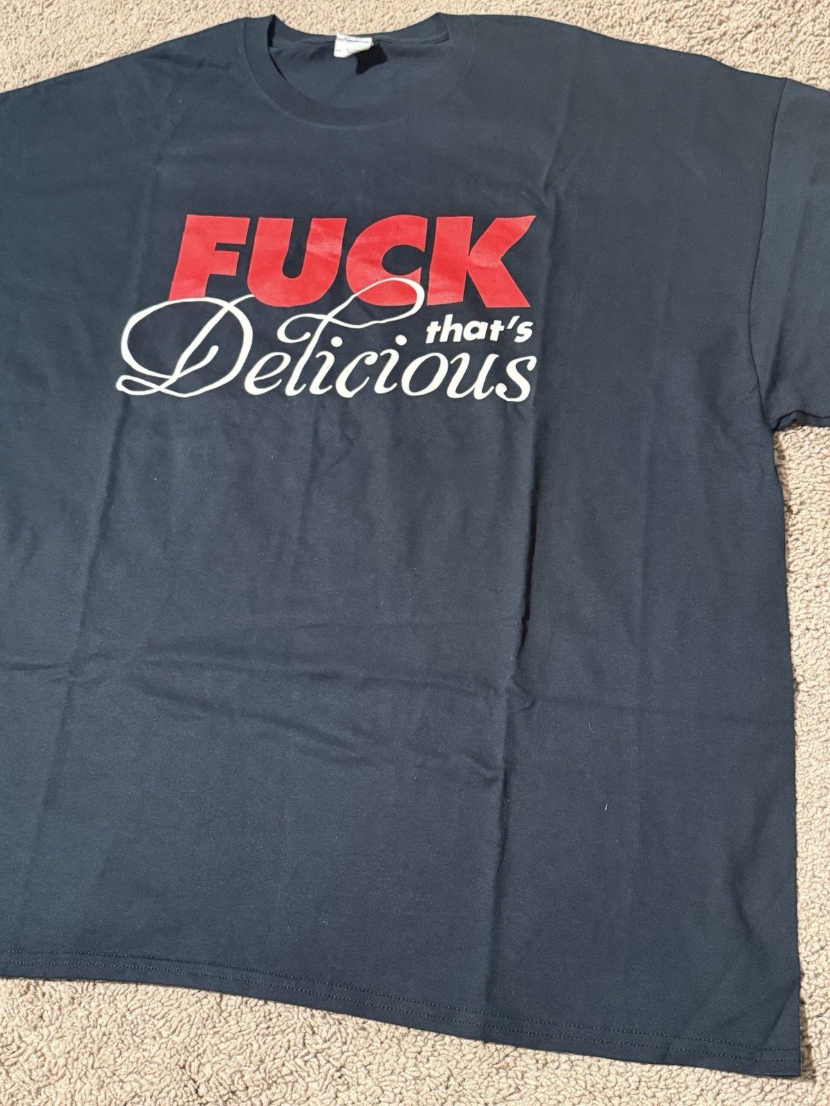 Action Bronson F**k That&rsquo;s Delicious T-Shirt 4XL Navy Blue Bam Baklava from 2016