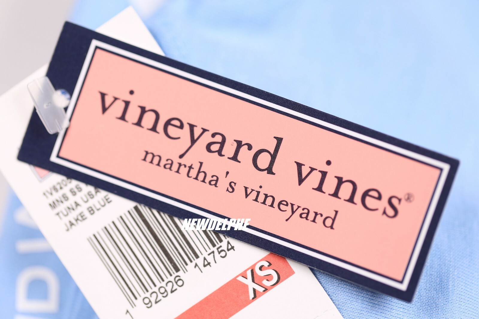 NWT Vineyard Vines Men SS Whale Pocket Crew Tee T-Shirt « TUNA USA EDITION »