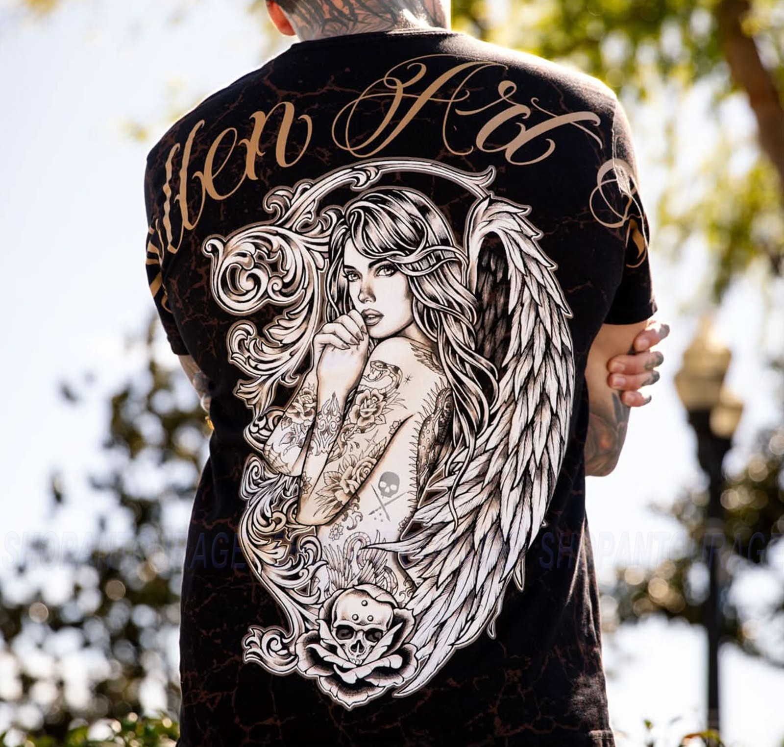Sullen Art Collective Angelic Premium Fit SCM7424 Short Sleeve T-shirt For Men
