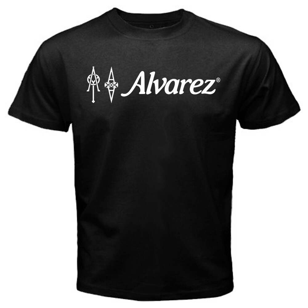 Alvarez Guitar Logo Men&rsquo;s Black T-Shirt Size S to 3XL