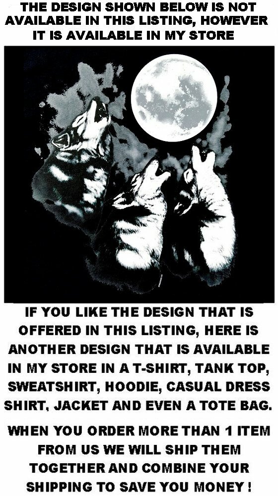 BEAUTIFUL BLACK WILD WOLVES WOLF PACK LYCAN WEREWOLF FULL MOON T-SHIRT AB726