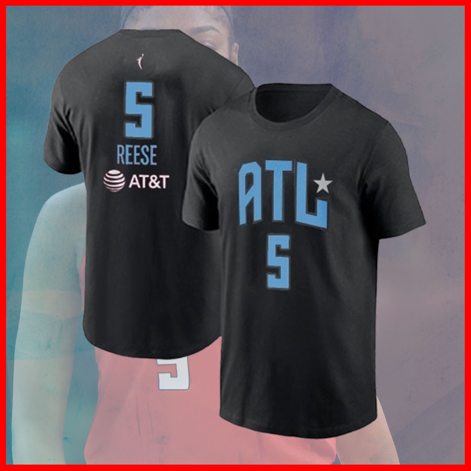 HOT NEW 2026 Angel Reese #5 Atlanta Dre@m Woman Basketball Name & Number Gift