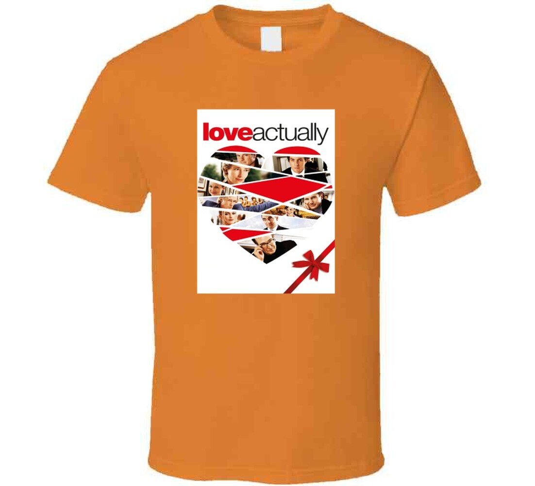 Love Actually Tee Classic Rom Com Christmas Holiday Movie T Shirt