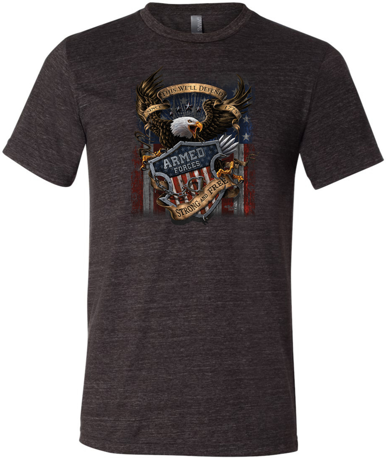 Buy Cool Shirts USA Armed Forces Tri Blend Shirt
