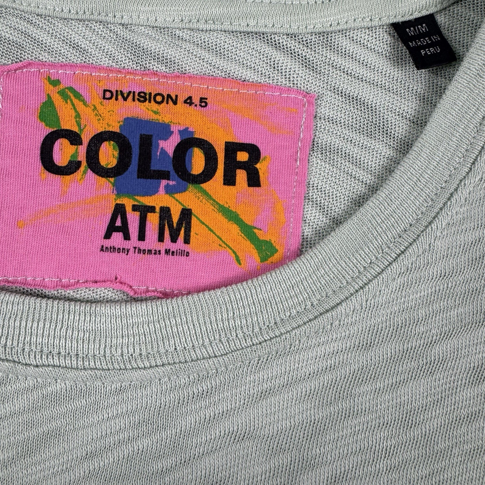 ATM Anthony Thomas Melillo Green Division 4.5 S/S Cotton Medium