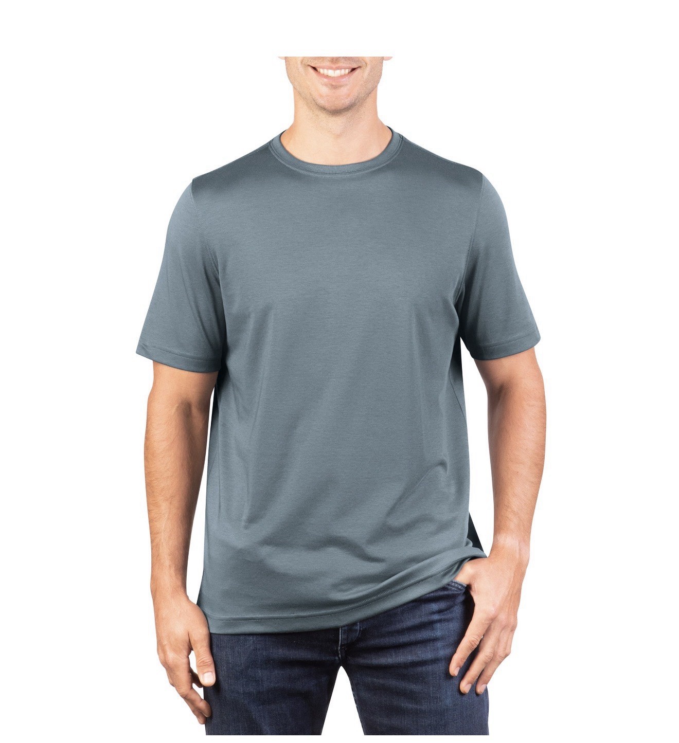 Kirkland Signature Men&rsquo;s Peruvian 100% Pima Cotton Tee Shirt