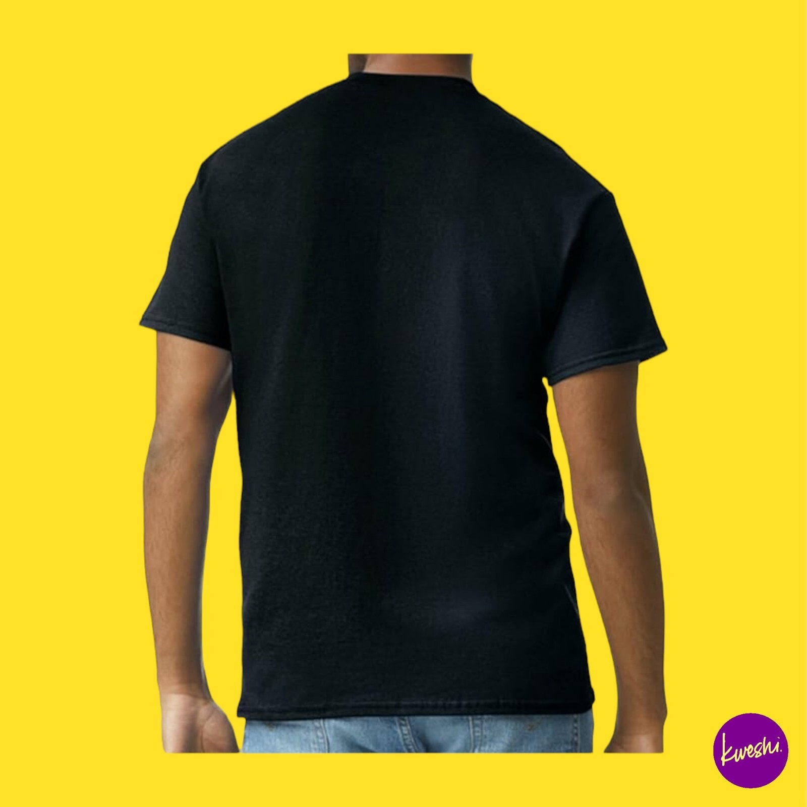 GILDAN Unisex Ultra Cotton T-Shirt, Style G2000, Black (2-Pack), UK L | EU 52