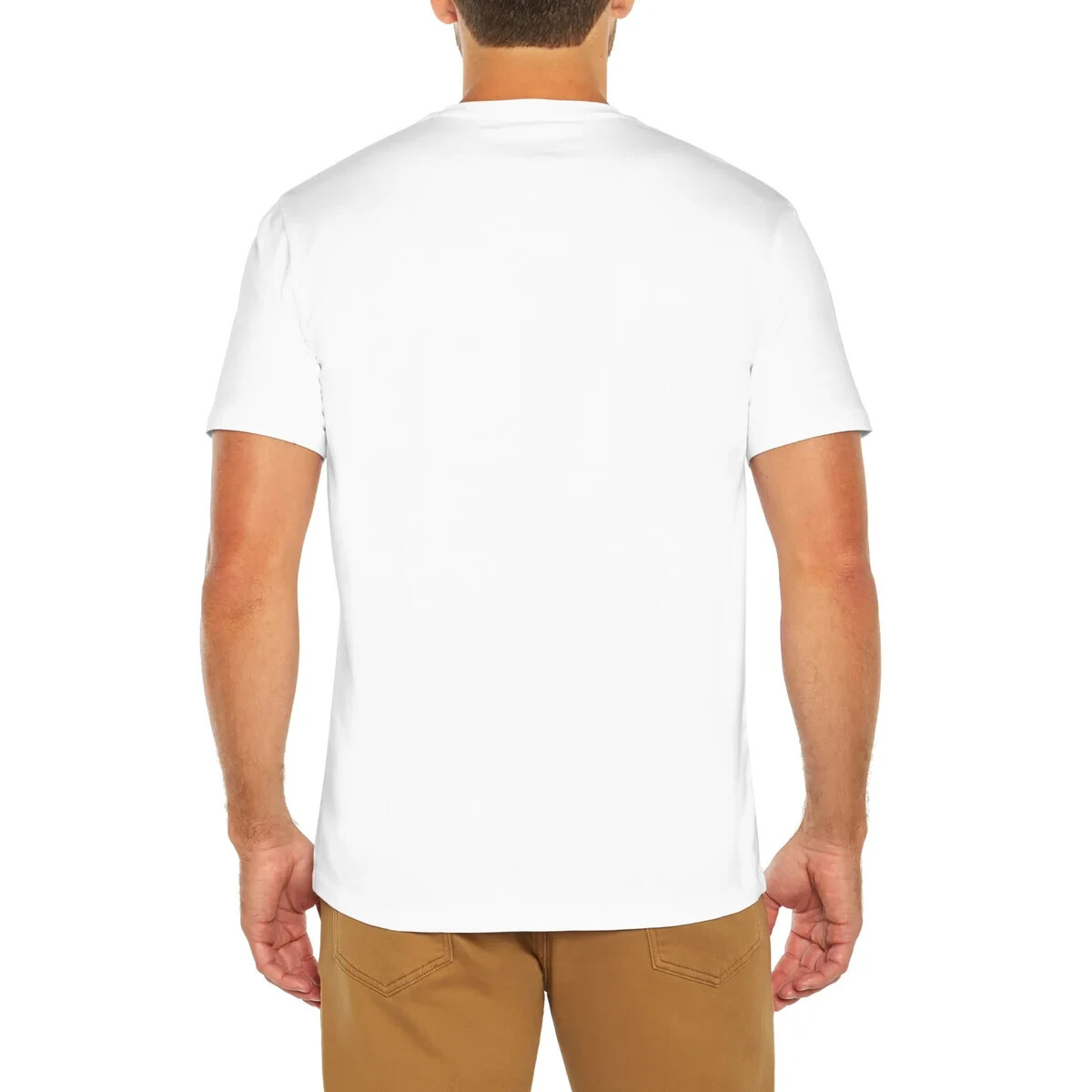 3 Pack Banana Republic Mens V Neck Premium Wash T-Shirts Fit – White – Small