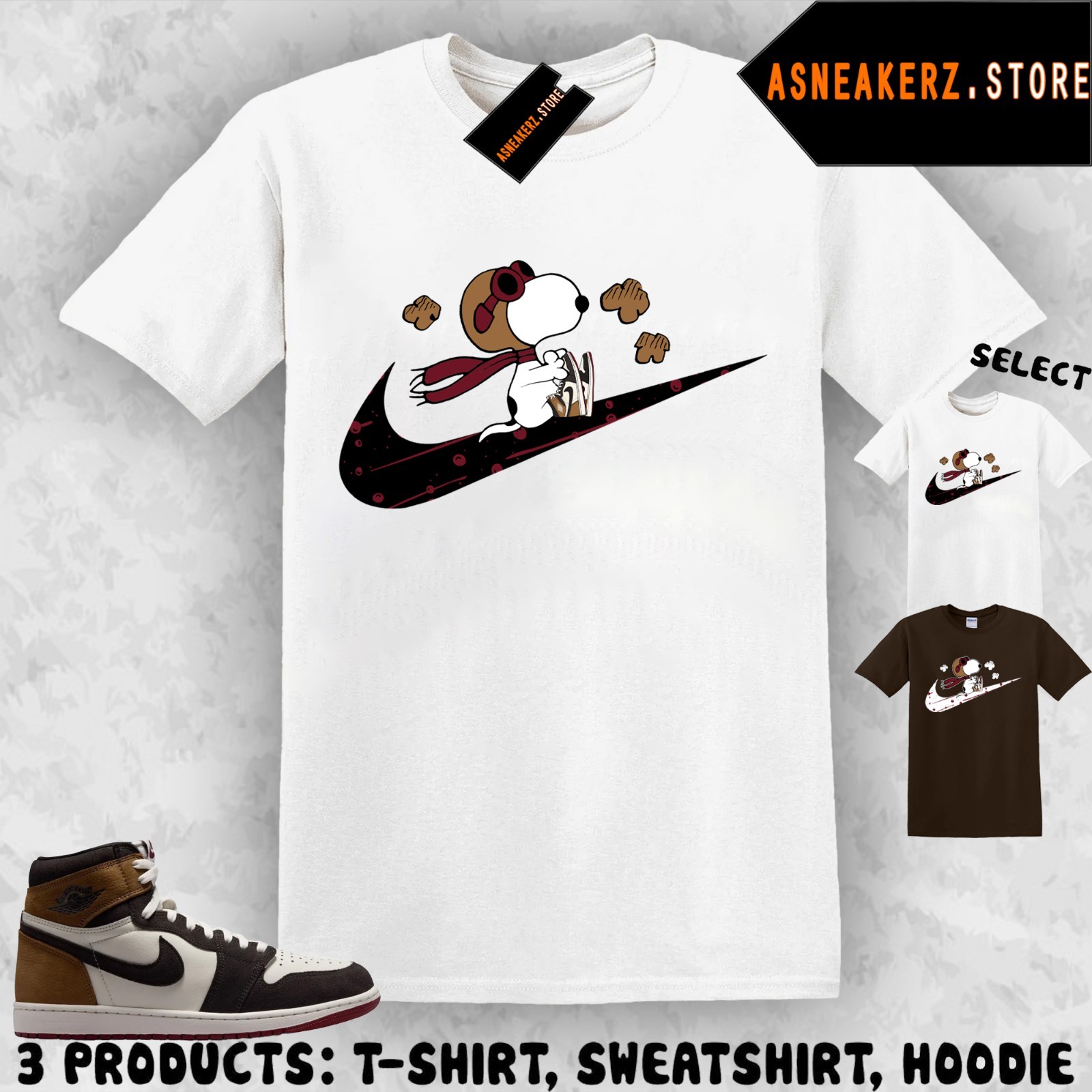 Shirt To Matching AJ 1 High Love Letter 2026 Match Sneaker Tee S Dog Fly T-Shirt