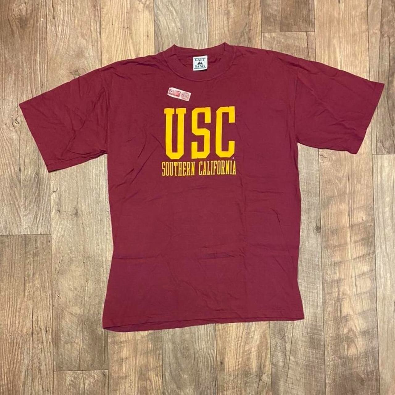 Vintage 90s USC Southern California university Galt Sand T-shirt Size L College
