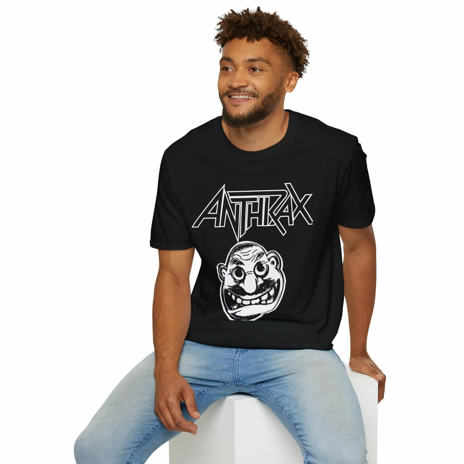Anthrax Not Man Black T-Shirt