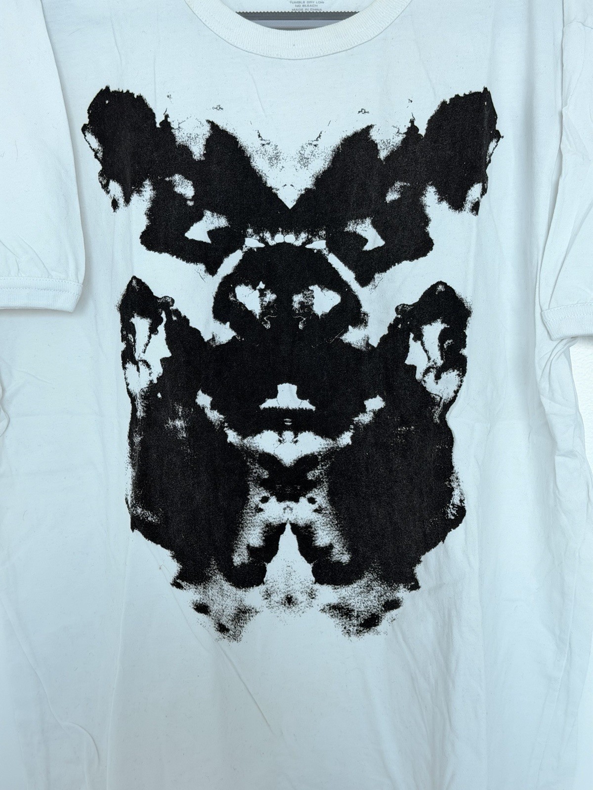 Nasty Pig Rorschach T-Shirt – White, Size XL NEW WITHOUT TAGS. Always In Storage