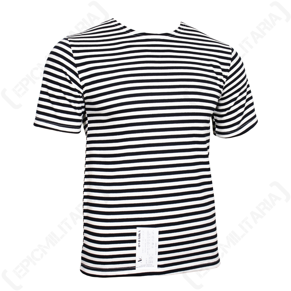 Russian Marines T-Shirt – Black Stripes Telnyashka Military Sailor Army Genuine