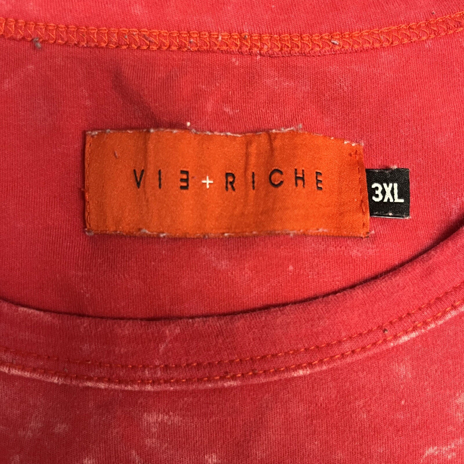 Vie + Riche Paris Men&rsquo;s T-Shirt Stonewashed Crystals Super 24 EXP Film Kodak 3XL