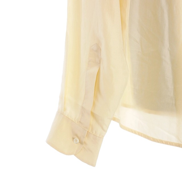 DSQUARED2 Men&rsquo;s Silk Shirt 46 Light Beige Long Sleeve NWT 80cm/31.5&Prime;